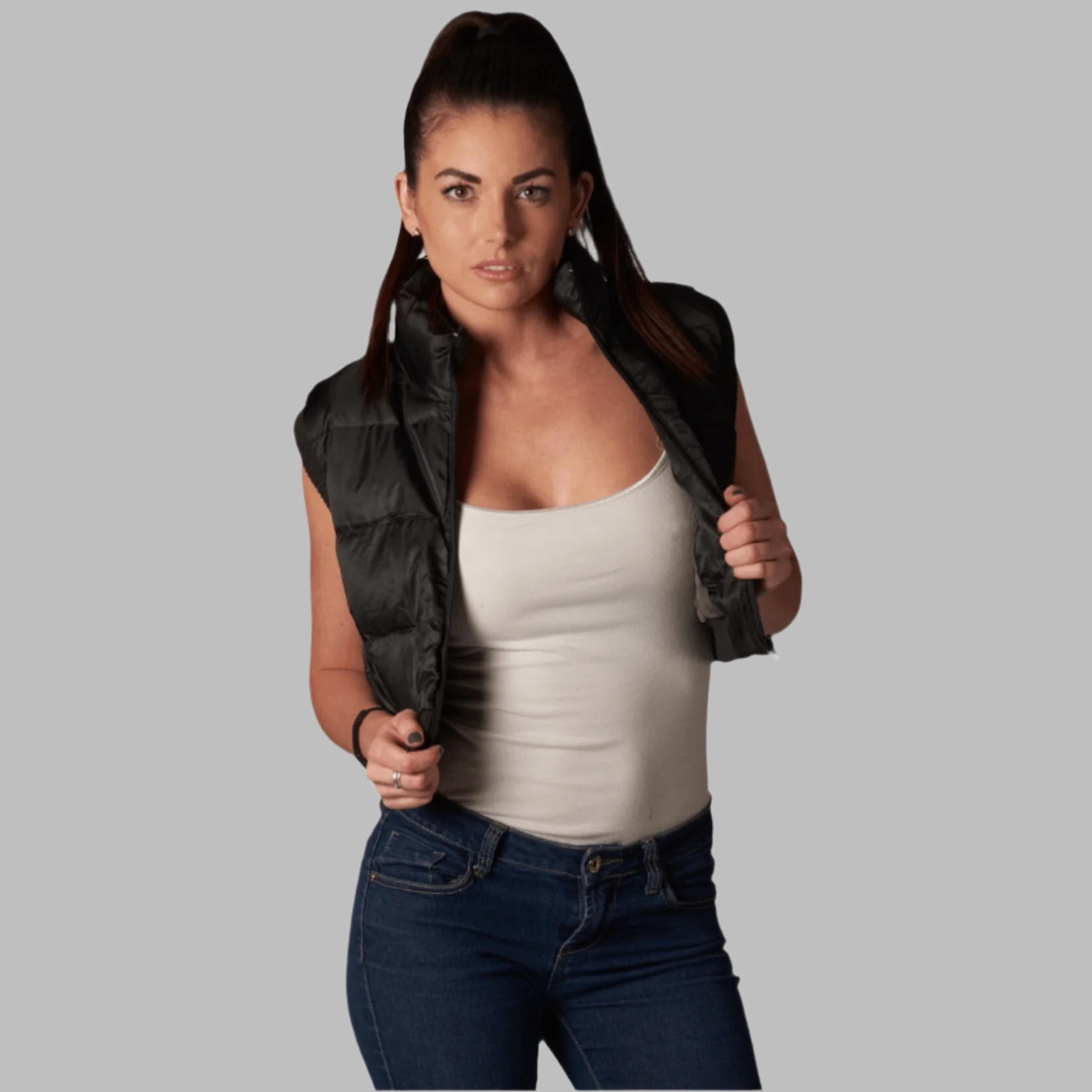 Women's Winter Cropped Vest 