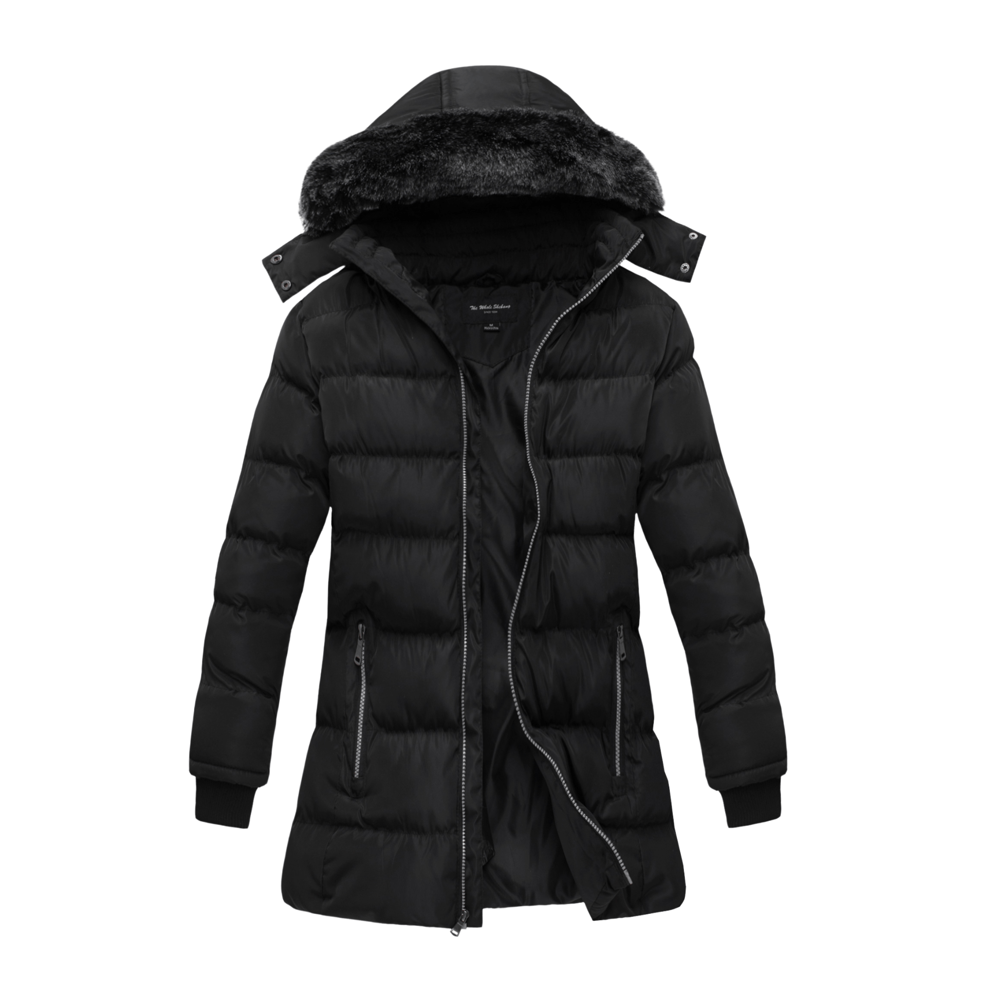 Thick Hoodie Womens Down Parka Winter Coat With Big Fur Collar Warm And  Cozy Loose Fit Jacket From Lu02, $48.79 | DHgate.Com