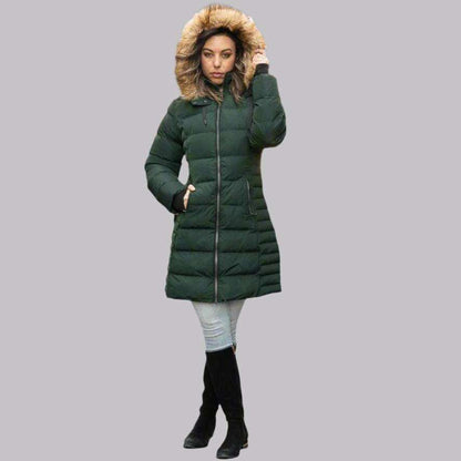 Mid Length Womens Winter Coat