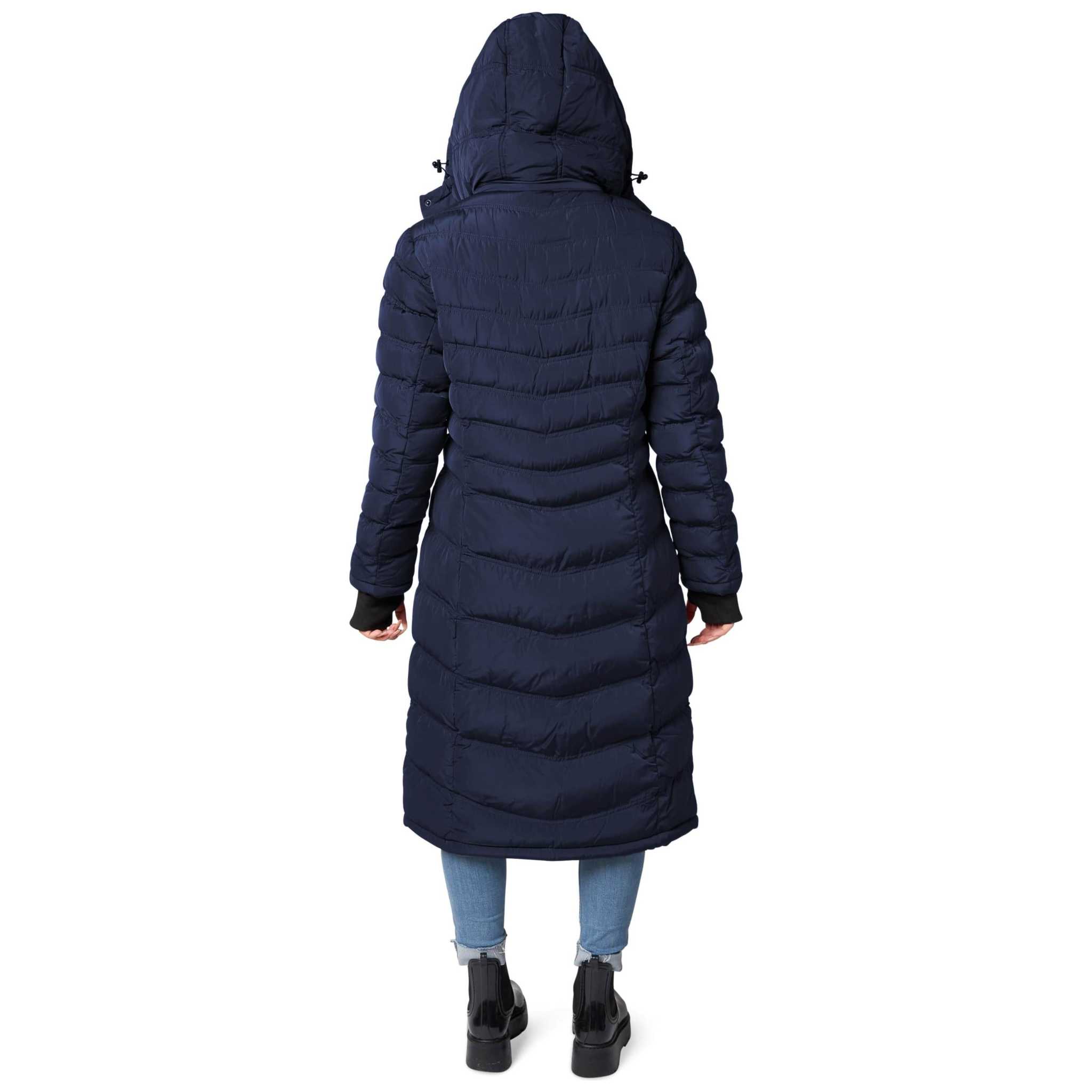 Women's Maxi Coat - Water-Resistant, Polar Fleece Lined, and 